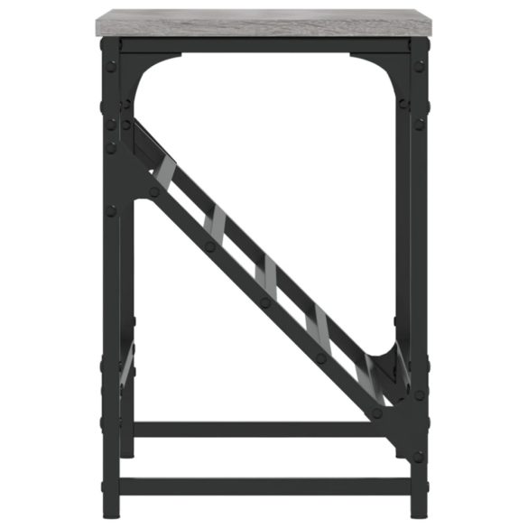 szürke sonoma színű szerelt fa cipőtartó 60x30x45 cm