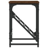 barna tölgyszínű szerelt fa cipőtartó 60x30x45 cm