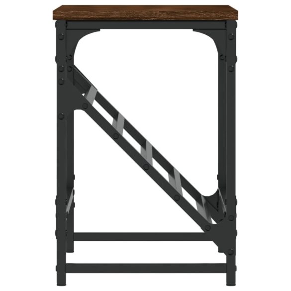 barna tölgyszínű szerelt fa cipőtartó 60x30x45 cm