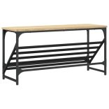 sonoma tölgy színű szerelt fa cipőtartó 90x30x45 cm