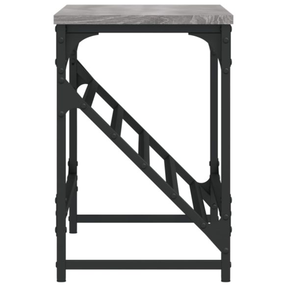 szürke sonoma színű szerelt fa cipőtartó 90x30x45 cm