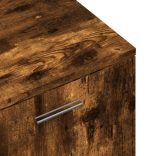 füstös tölgy színű szerelt fa TV-szekrény 120x34x37 cm