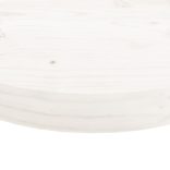 fehér tömör fenyőfa kerek asztallap Ø40 x 3 cm