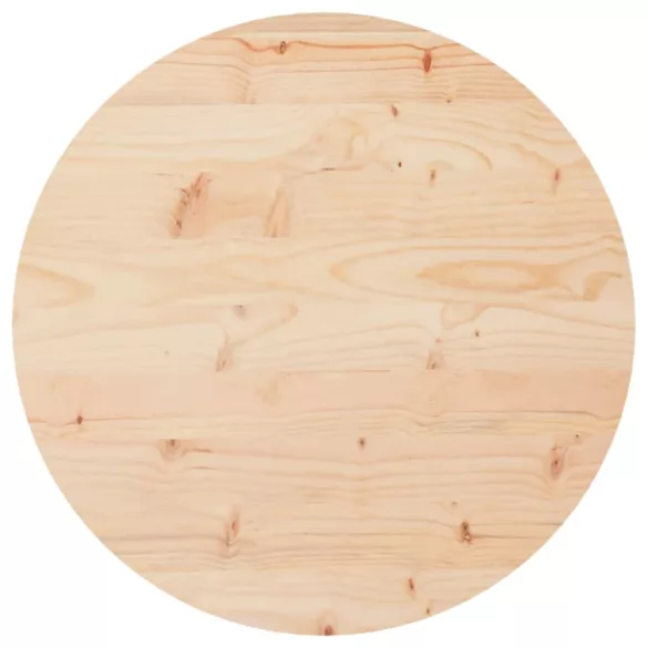 tömör fenyőfa kerek asztallap Ø50 x 3 cm