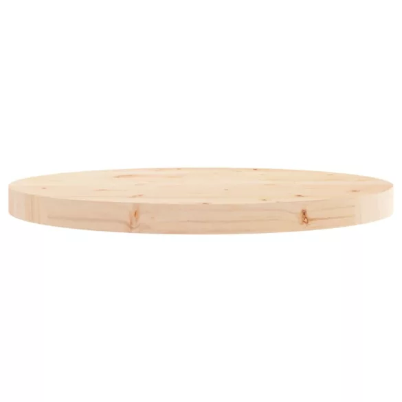tömör fenyőfa kerek asztallap Ø50 x 3 cm