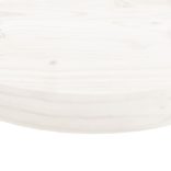 fehér tömör fenyőfa kerek asztallap Ø50 x 3 cm
