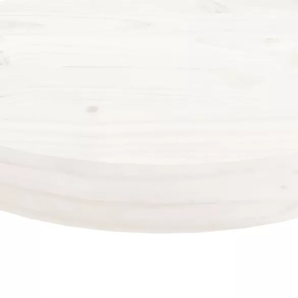 fehér tömör fenyőfa kerek asztallap Ø60 x 3 cm