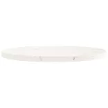 fehér tömör fenyőfa kerek asztallap Ø70 x 3 cm