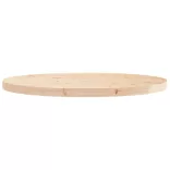 tömör fenyőfa kerek asztallap Ø80 x 3 cm