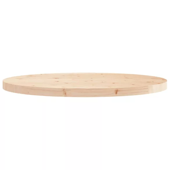 tömör fenyőfa kerek asztallap Ø80 x 3 cm