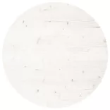 fehér tömör fenyőfa kerek asztallap Ø80 x 3 cm