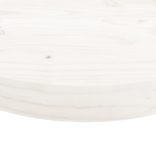 fehér tömör fenyőfa kerek asztallap Ø90 x 3 cm