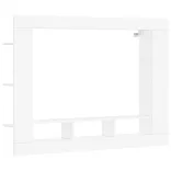 fehér szerelt fa TV-szekrény 152 x 22 x 113 cm