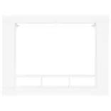 fehér szerelt fa TV-szekrény 152 x 22 x 113 cm