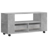 betonszürke szerelt fa TV-szekrény 102x34,5x43 cm