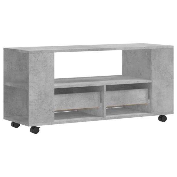 betonszürke szerelt fa TV-szekrény 102x34,5x43 cm