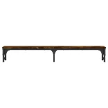 füstös tölgy színű szerelt fa monitorállvány 105 x 23 x 15,5 cm