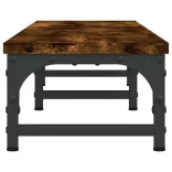 füstös tölgy színű szerelt fa monitorállvány 105 x 23 x 15,5 cm