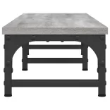 szürke sonoma színű szerelt fa monitorállvány 105x23x15,5 cm