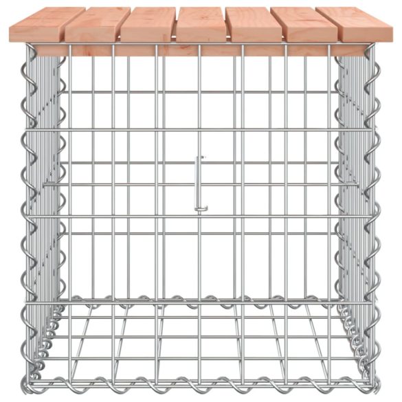 tömör duglászfenyő gabion kerti pad 43x44x42 cm
