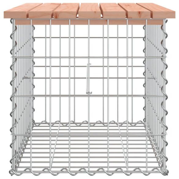 tömör duglászfenyő gabion kerti pad 63x44x42 cm