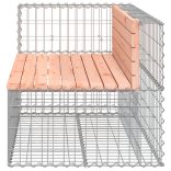 tömör duglászfenyő gabion kerti pad 122 x 71 x 65,5 cm