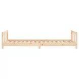 tömör fenyőfa gyerekágykeret 90 x 200 cm