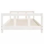 fehér tömör fenyőfa gyerekágykeret 90 x 200 cm