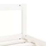 fehér tömör fenyőfa gyerekágykeret 90 x 200 cm