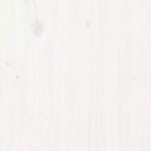 fehér tömör fenyőfa gyerekágykeret 90 x 200 cm