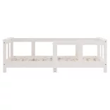 fehér tömör fenyőfa gyerekágykeret 70 x 140 cm