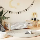 tömör fenyőfa gyerekágykeret 80 x 160 cm