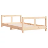 tömör fenyőfa gyerekágykeret 80 x 160 cm