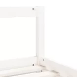 fehér tömör fenyőfa gyerekágykeret 90x190 cm