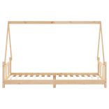 tömör fenyőfa gyerekágykeret 90 x 200 cm