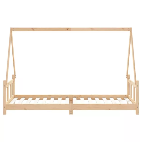 tömör fenyőfa gyerekágykeret 90 x 200 cm