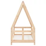 tömör fenyőfa gyerekágykeret 70 x 140 cm