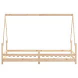 tömör fenyőfa gyerekágykeret 90 x 200 cm