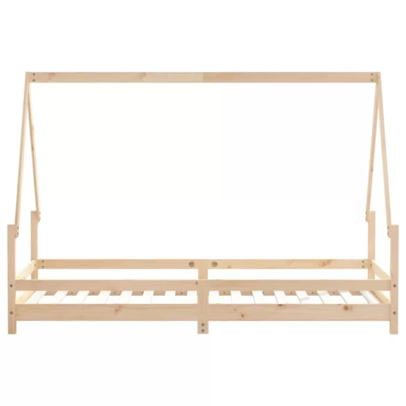 tömör fenyőfa gyerekágykeret 90 x 200 cm