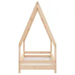 tömör fenyőfa gyerekágykeret 70 x 140 cm