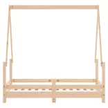 tömör fenyőfa gyerekágykeret 70 x 140 cm