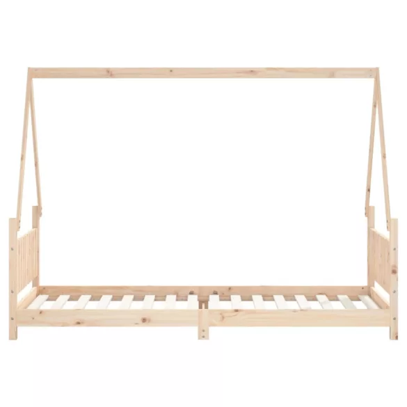 tömör fenyőfa gyerekágykeret 80 x 200 cm