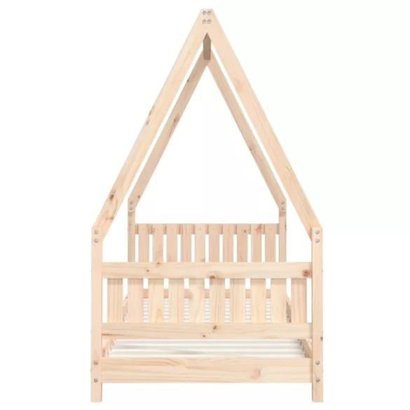 tömör fenyőfa gyerekágykeret 80 x 200 cm