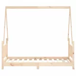 tömör fenyőfa gyerekágykeret 80 x 160 cm