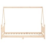 tömör fenyőfa gyerekágykeret 90 x 190 cm