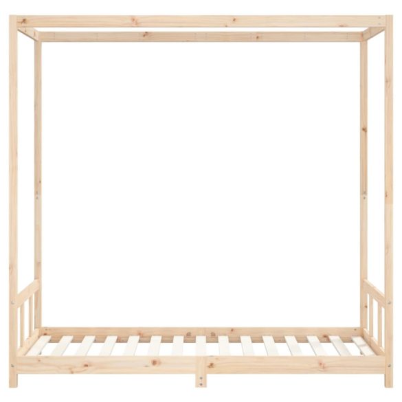 tömör fenyőfa gyerekágykeret 90 x 190 cm