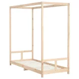 tömör fenyőfa gyerekágykeret 80 x 200 cm