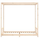 tömör fenyőfa gyerekágykeret 90 x 200 cm