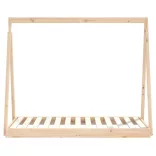 tömör fenyőfa gyerekágykeret 70 x 140 cm