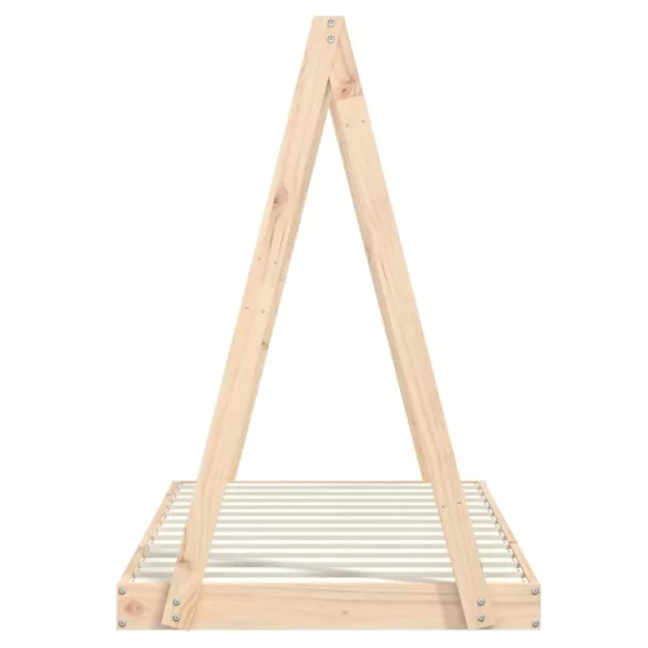 tömör fenyőfa gyerekágykeret 80 x 160 cm